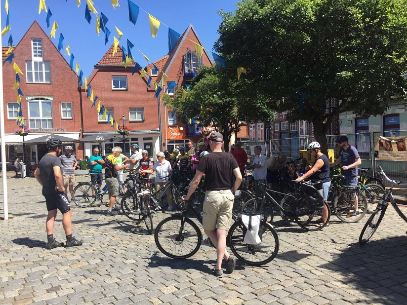 30 Fahrradfreunde läuteten das Stadtradeln 2019 in Buxtehude ein