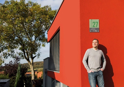 Besonders energieeffiziente Häuser werden mit der Grünen Hausnummer prämiert.&nbsp;&copy;&nbsp;Dawin Meckel