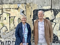 Maja Nielsen & Joachim Neubauer Autorin Maja Nielsen & Zeitzeuge Joachim Neubauer